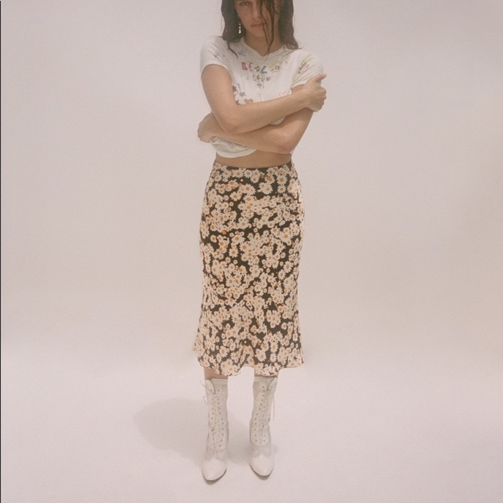 Realisation Par Black Daisy Midi Skirt